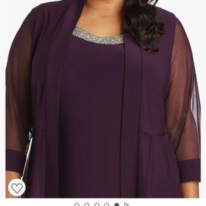 Women’s 2 piece elegant mesh panel dress.